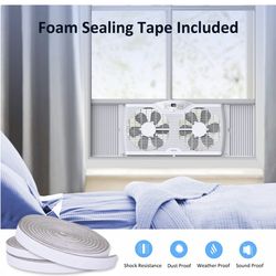 shinic Twin Window Fan with Reversible Airflow