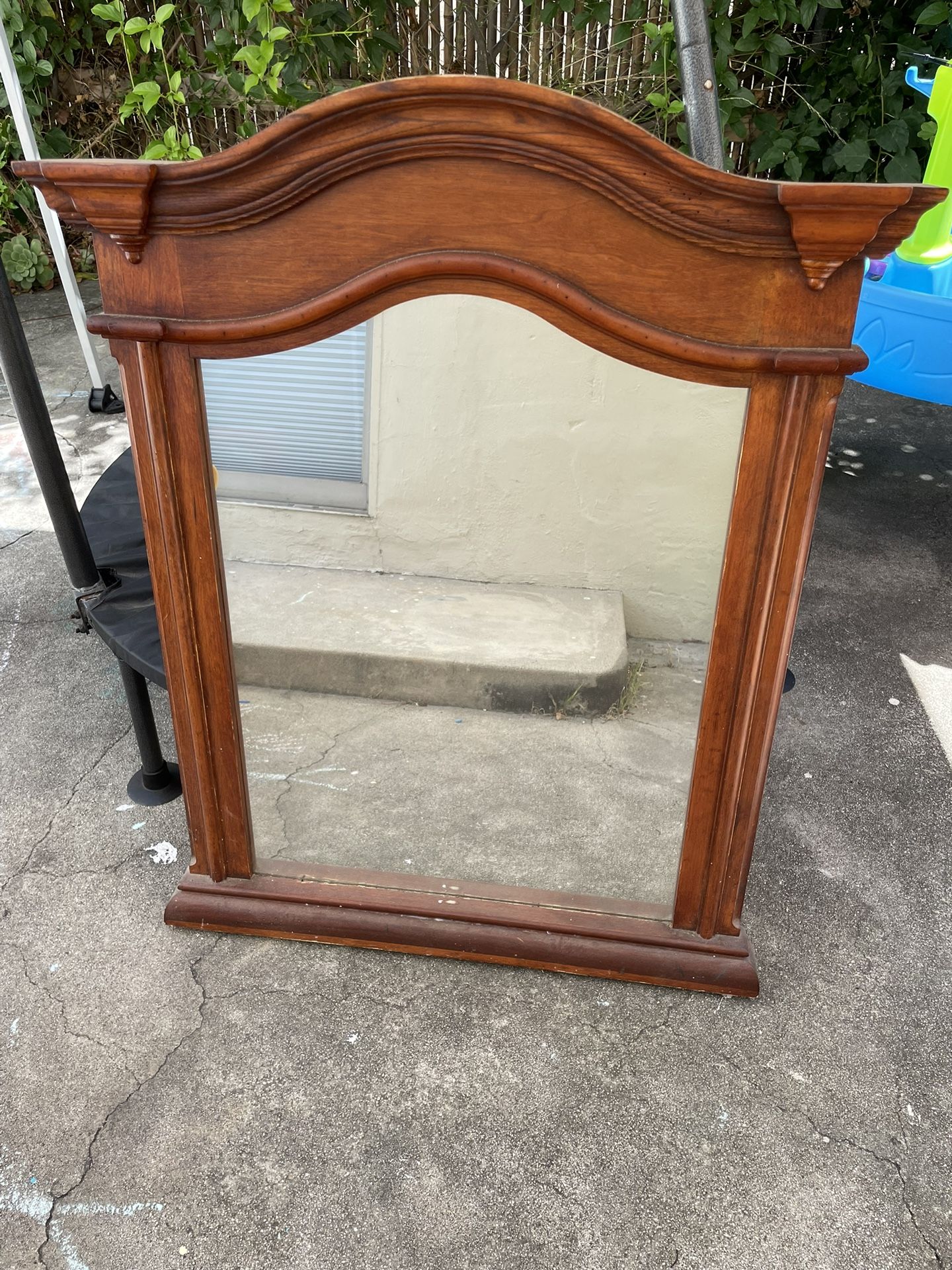 Mirror With Solid Wood Frame