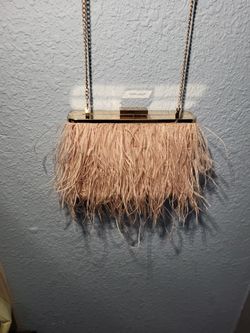 Olga Berg Purse Pink/peach  Weekend Sale 