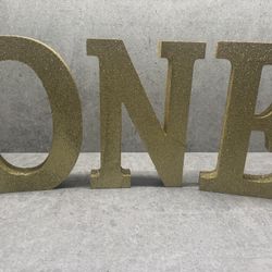 O N E Wood Numbers 1st Birthday Photog Props 