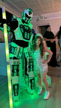Neon Robot 🤖 🤖 🤖