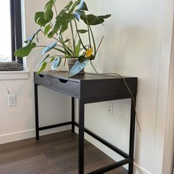 Black computer desk 52inch