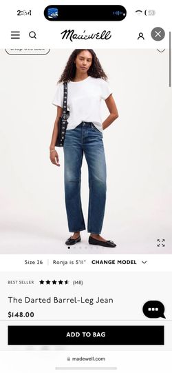 Madewell Barrel Jeans
