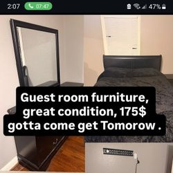 Queen Bedroom Set, TV, Stands and etc