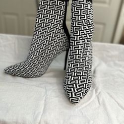 Anne Mitchell Black And White Women’s Boot