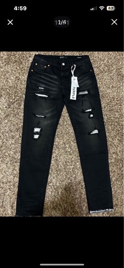 Purple jeans