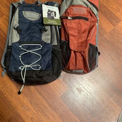 2 Wenzel technical hydration, backpacks