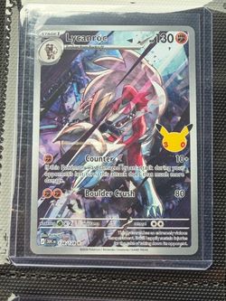Lycanroc 138/128 30th Celebration Pokemon Card