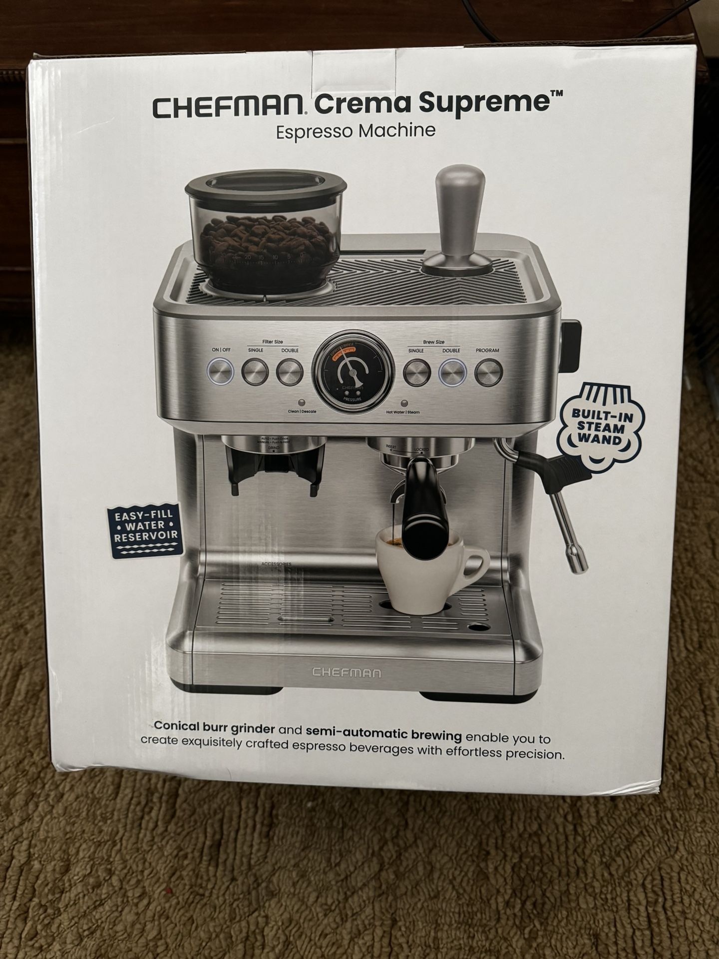 Chefman Crema Supreme espresso machine