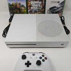 Microsoft Xbox One S (500 GB) with 1 Controller & 3 Games