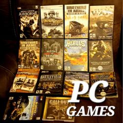 Old PC Games WW2 Excellent Condition!

20 + Discs with cases!