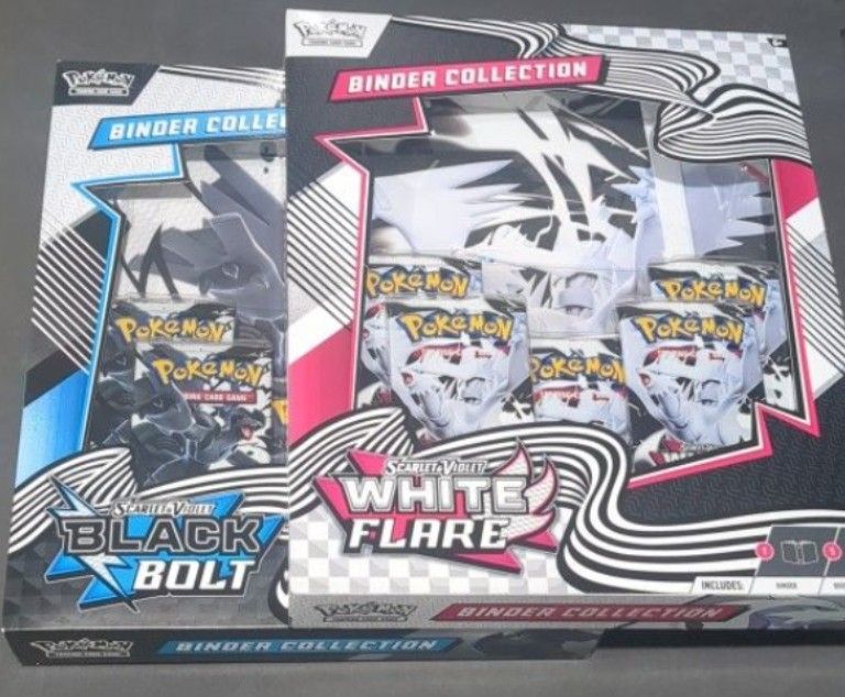 Scarlet & Violet Black Bolt/White Flare Binder Collection