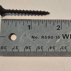 Drywall screws, 1-5/8 inches (1-5/8") (2) 1-lbs pkg, course thread, new/unused 