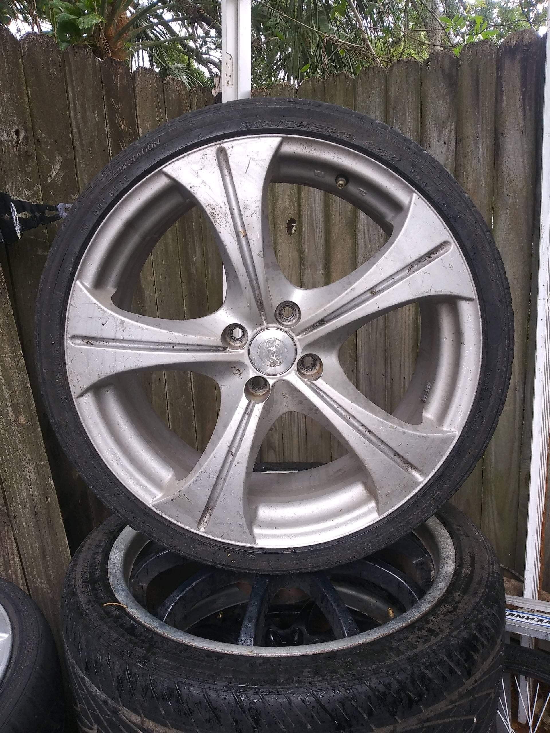 18s 4x100 bolt pattern 4 trade 4 17s