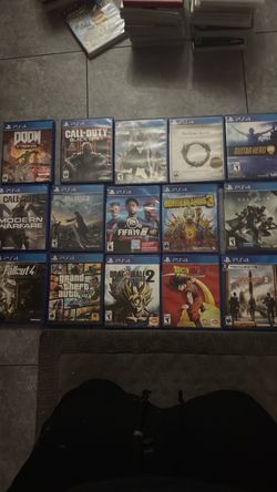 PlayStation 4 games  $10 each