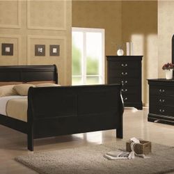 6 Piece Queen Bedroom Set With Mattress 