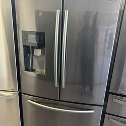 Black Stainless Steel Samsung Refrigerator 