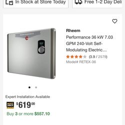 Green Tankless Electric Water Heater 