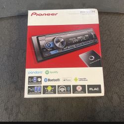 Pioneer Single Din Radio Digital Media Receiver With Bluetooth USB