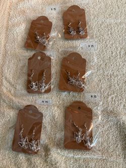 Halloween/Christmas earrings and bracelets