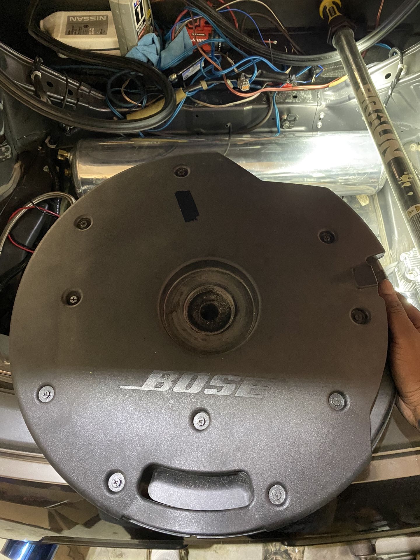 Nissan 370z Bose Sub And Spare Tire
