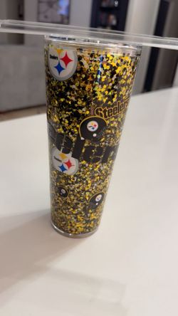 NEW 24oz STEELER snow globe cup