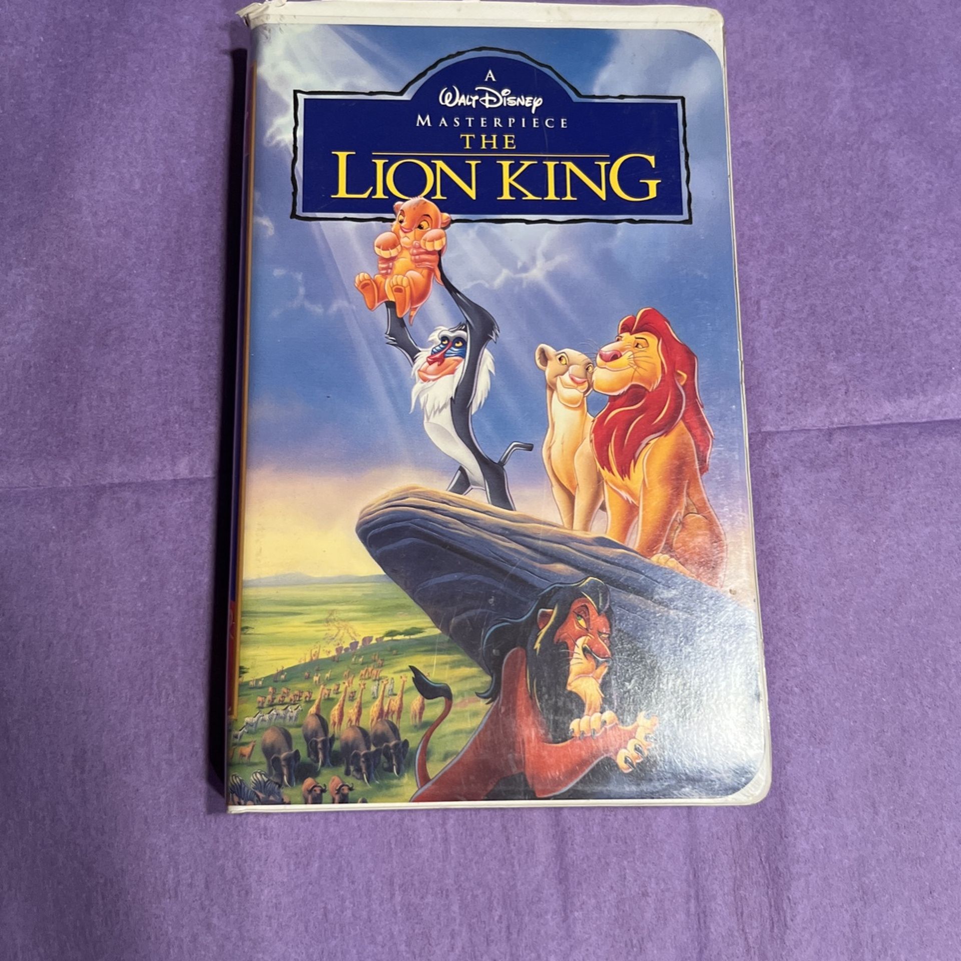 Rare Vhs Lion King Original In Great Condition