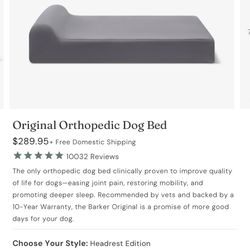 Quality Big Barker Orthopedic Beds - Used 