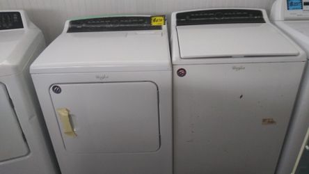 Whirlpool Cabrio Washer and Dryer Set.