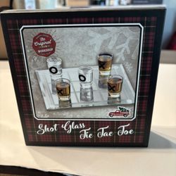Shot Glass Tic Tax Toe Game