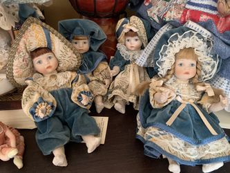 Ceramic muñecas . Atelier di lago y molin