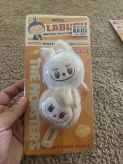 Popmart The Monsters Wacky Mart Seafood Balls Plush Pendant