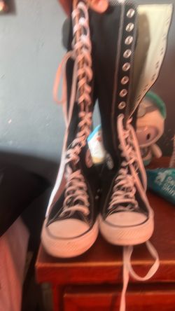 Knee high converse