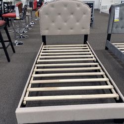 Twin Size Bed Frame With Mattress 