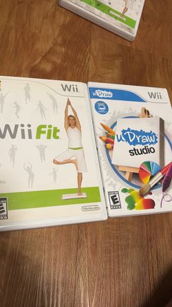 Wii fit uDraw studio wii console game active fit