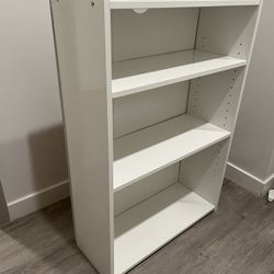 Bookcase White New Condition 45 Obo