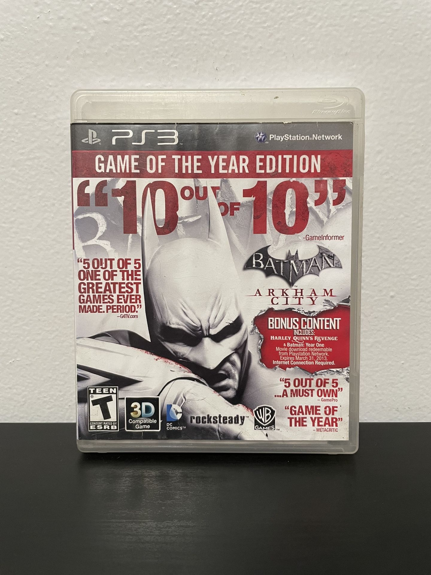 Batman Arkham City GOTY PS3 PlayStation 3 Game Of Year Edition CIB w/ Manual