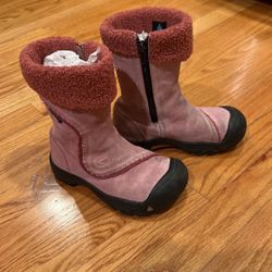 Keen Snow Boots Girls US 1 Waterproof 