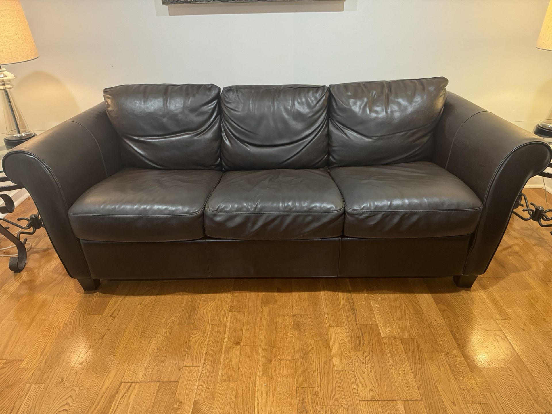 Leather Living Room Set.