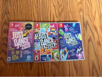 Just Dance 2020, 2021 & 2022 THREE GAME BUNDLE (Nintendo Switch)