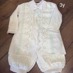 Ropon estilo príncipe para niño 