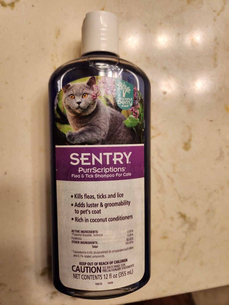 Sentry Purrscriptions Flea & Tick Shampoo For Cats