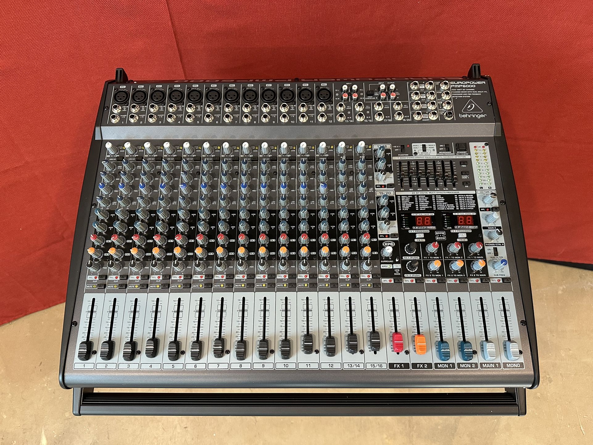 Behringer Europower PMP6000 20-channel 1600W Powered Mixer