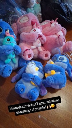 Stitch Azul Y Rosa Se Hacen Entregas 📦