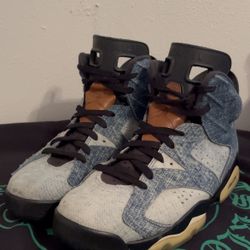 Jordan 6s Retro-Washed Denim