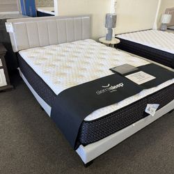 Queen Bed Frame With Led Light 