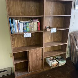double book case