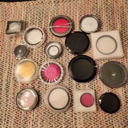 Lot of camara filters tiffen hoya different sizes