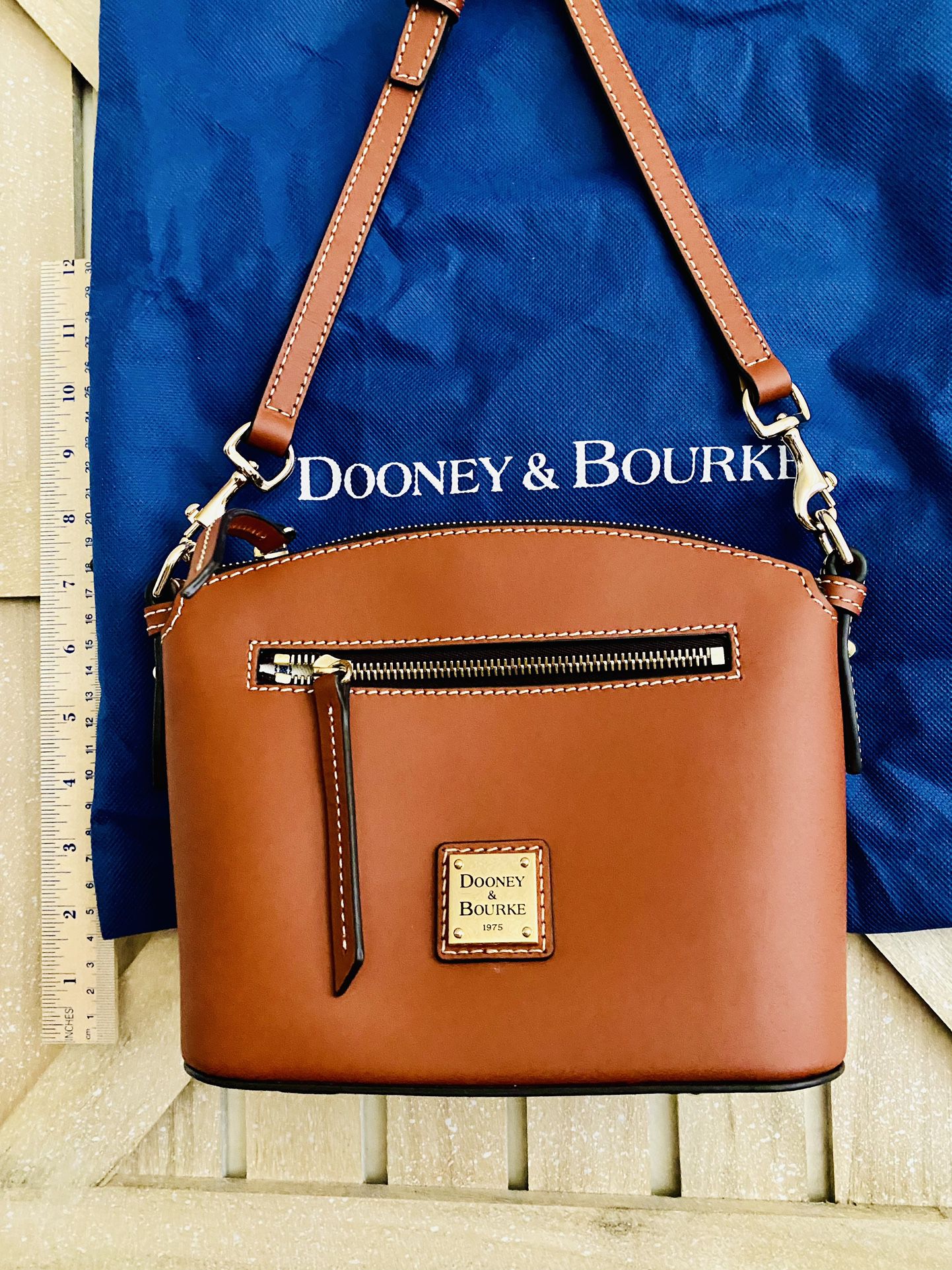 Dooney & Bourke Beacon Zip Domed Crossbody Shoulder Bag