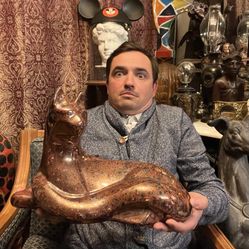 Life-Sized Cat Sculpture